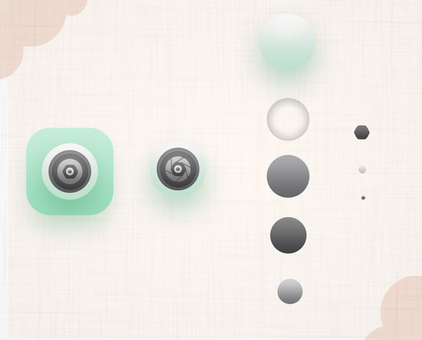 制作可爱拟物手机APP图标的PS教程