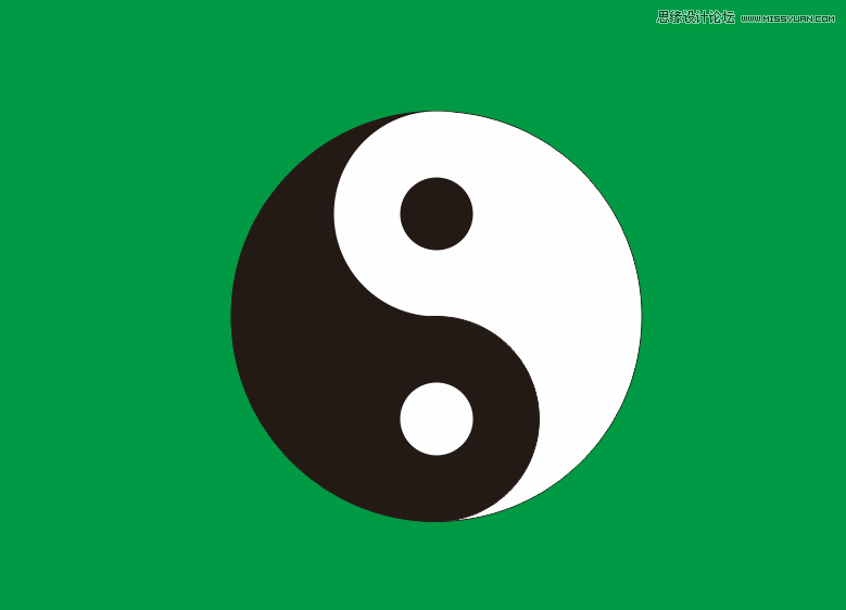 快速绘制太极八卦图的CorelDRAW教程