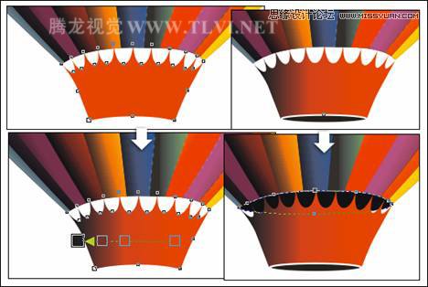 CorelDRAW绘制彩色热汽球海报图片