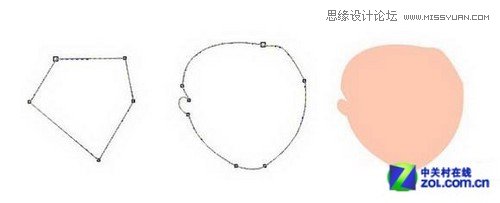 Coreldraw绘制可爱大眼美女头像图片