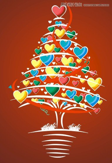 设计时尚圣诞节贺卡图片的CorelDraw教程