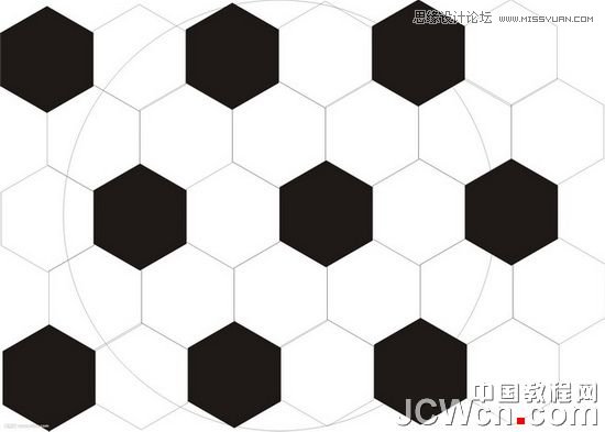 CorelDRAW软件鱼眼工具制作足球图片