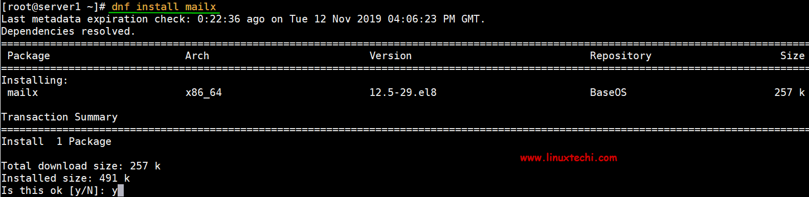 如何在CentOS8上安装和配置Postfix邮件服务器的方法示例