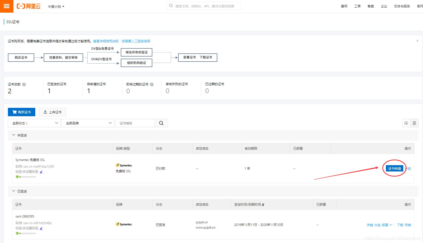 Nginx 域名SSL证书配置(网站 http 升级为 https)