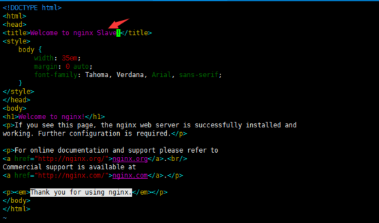 Docker+keepalived+nginx实现主从热备的方法示例
