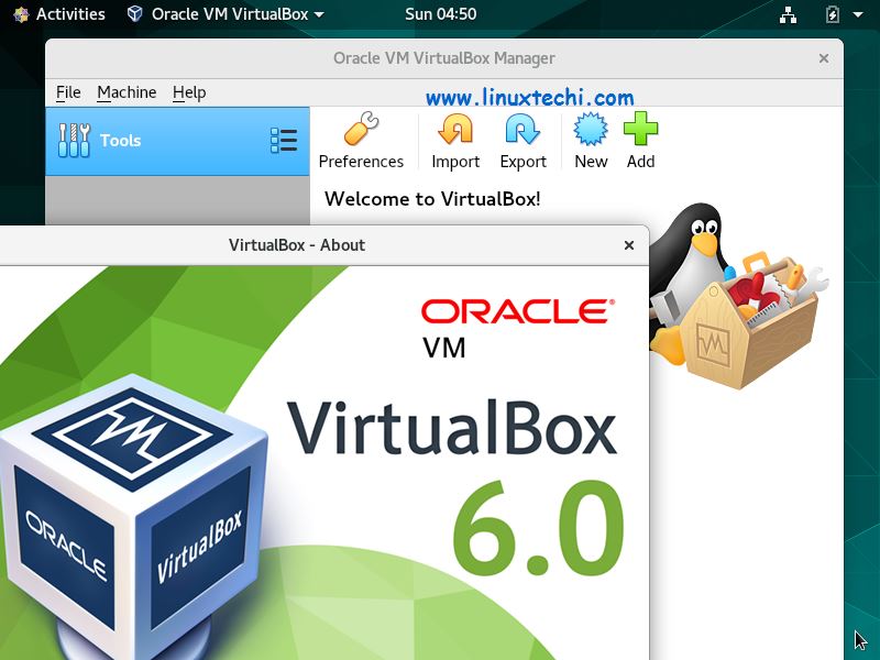 在 CentOS 8 / RHEL 8 上安装 VirtualBox 6.0的详细教程