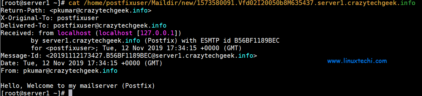 如何在CentOS8上安装和配置Postfix邮件服务器的方法示例