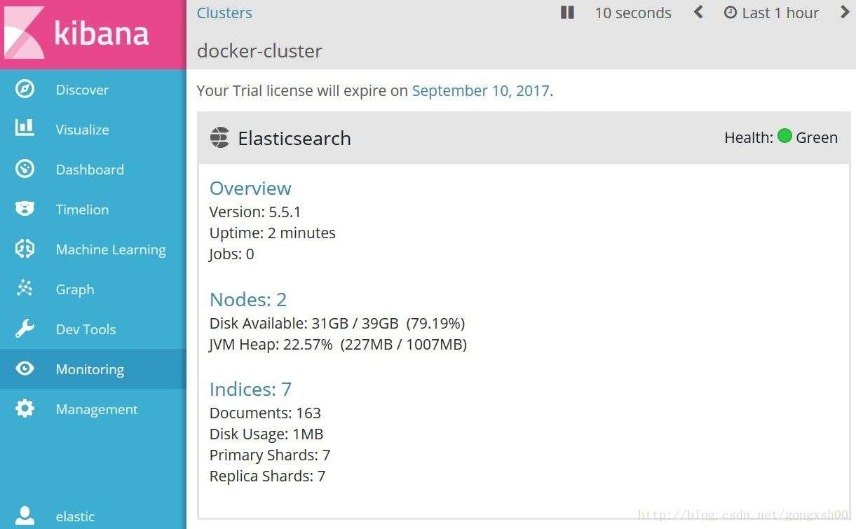 详解使用Docker快速部署ELK环境(最新5.5.1版本)