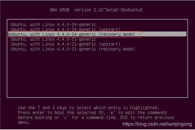 Ubuntu18.04服务器密码忘记或被篡改如何重置密码