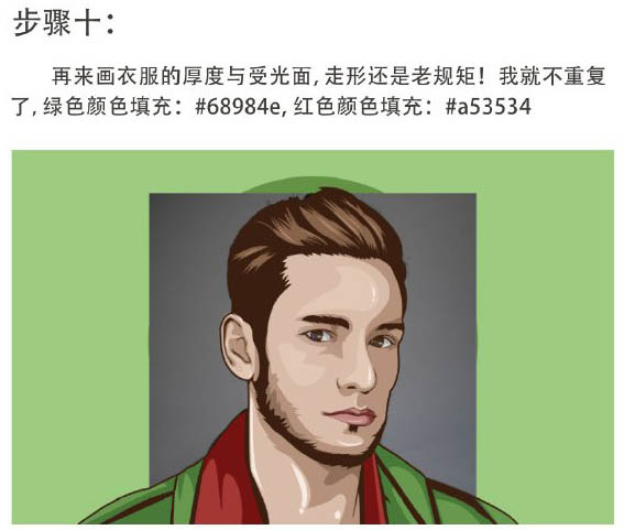 PS软件把男生头像照片临摹成帅气动漫人物