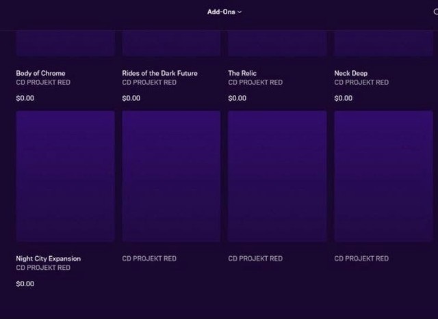 《赛博朋克2077》免费 DLC及付费资料片曝光