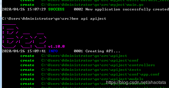 Go语言框架Beego项目搭建的方法步骤