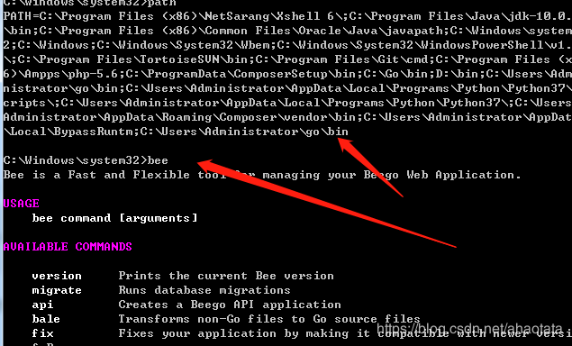 Go语言框架Beego项目搭建的方法步骤