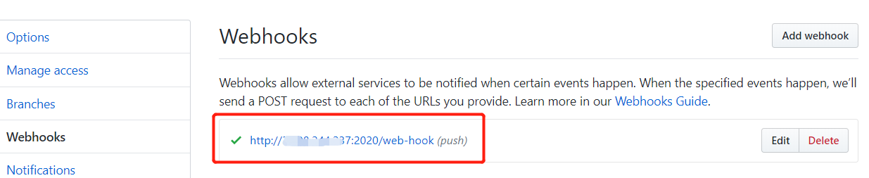 GO 使用Webhook 实现github 自动化部署的方法
