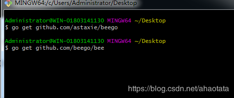 Go语言框架Beego项目搭建的方法步骤