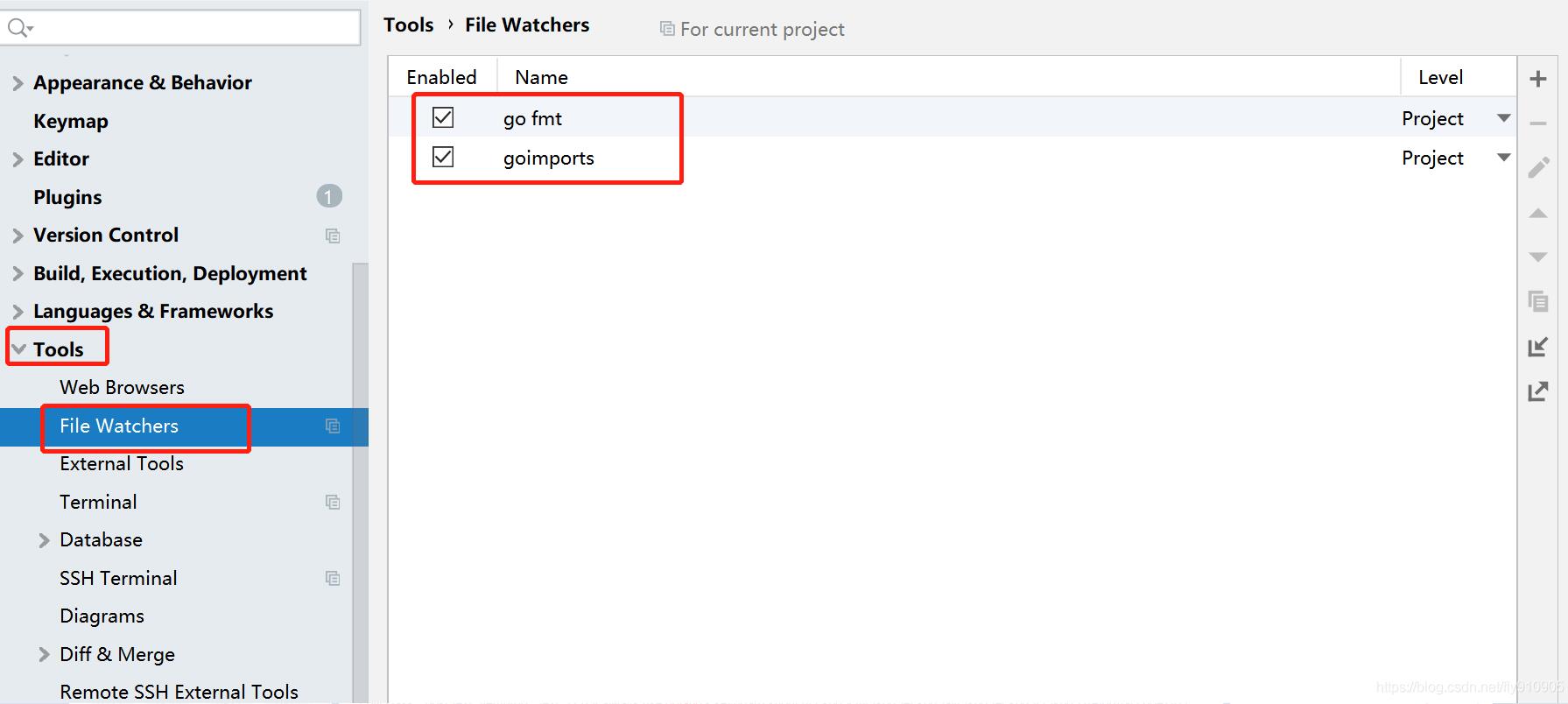 在goland中配置gofmt的操作