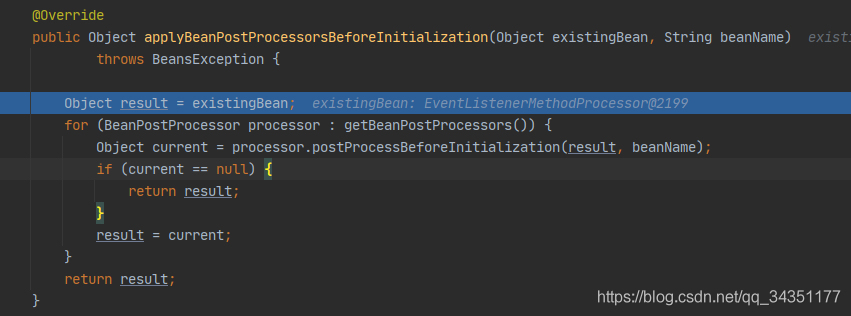 Spring源码解析之BeanPostProcessor知识总结