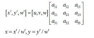 Python图像处理之透视变换的实战应用