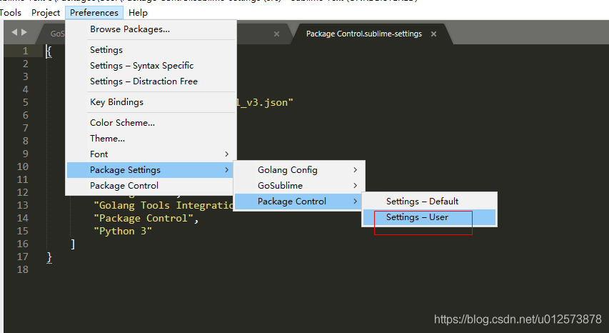 安装Sublime Text支持Go插件的方法步骤