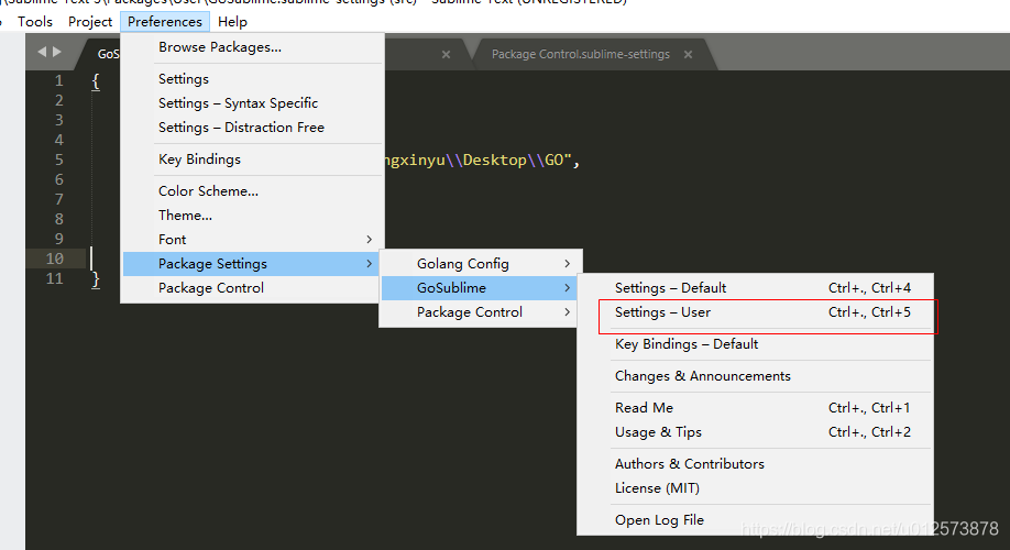 安装Sublime Text支持Go插件的方法步骤