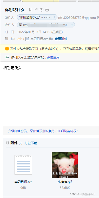 Python自动化办公之邮件发送全过程详解