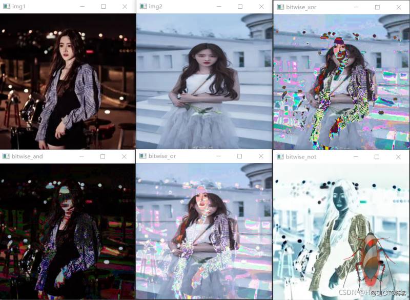Python OpenCV图像颜色变换示例