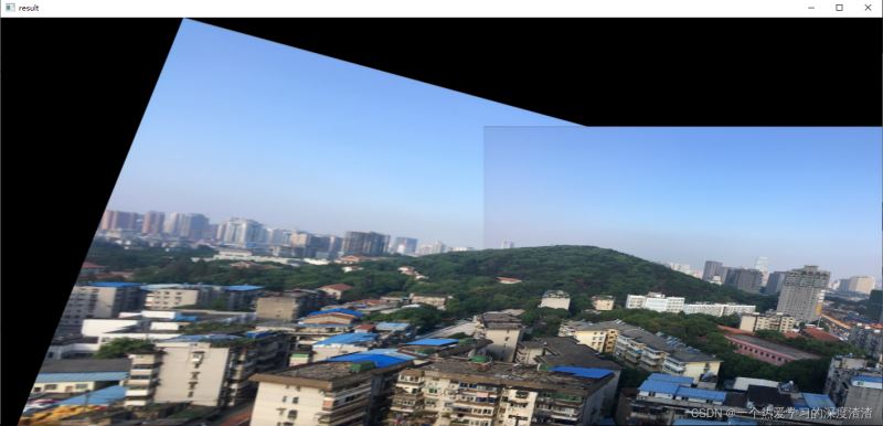 OpenCV实战之图像拼接的示例代码