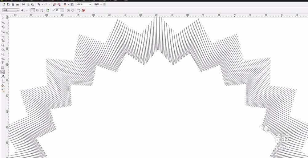 CDR怎么设计漂亮的五角形图形?