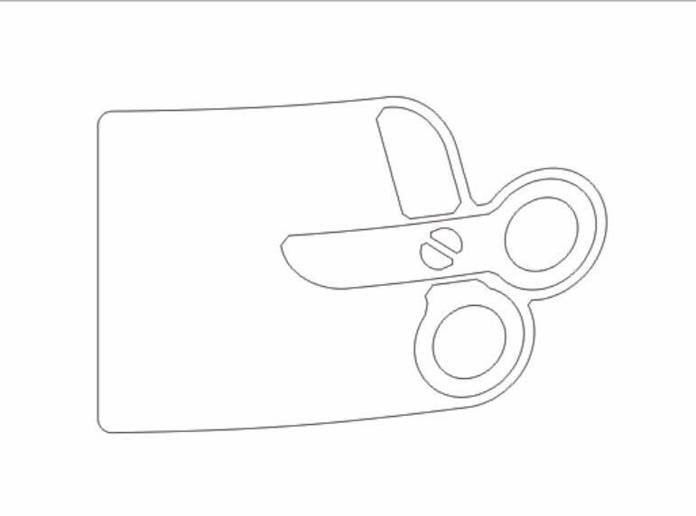 cdr怎么设计剪刀图标? cdr画剪刀标志的教程