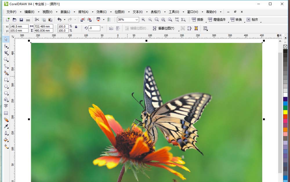 cdr怎么将照片处理成油画蜡笔效果?