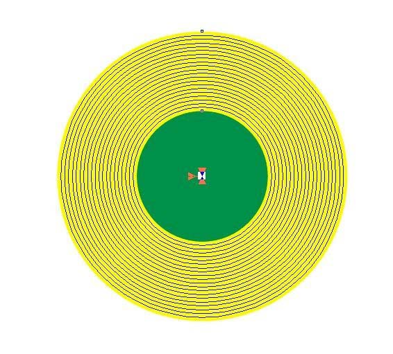 CDR怎么使用交互式调和工具制作渐变图形?