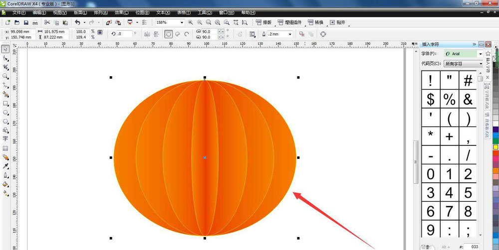 cdr怎么画精美灯笼? cdr立体红灯红的画法