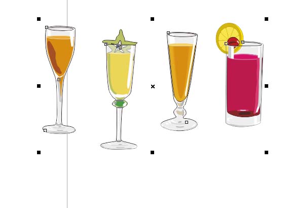 cdr怎么画饮料杯? cdr绘制音频图形的教程