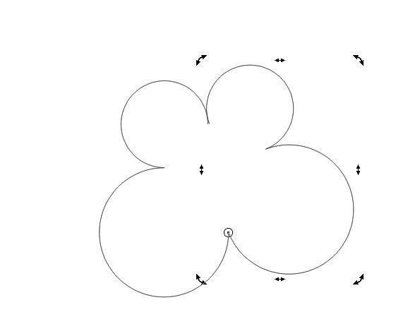cdr怎么绘制简笔画效果的蝴蝶图形?
