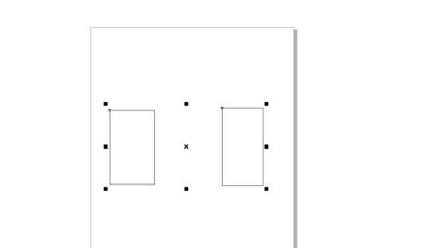 cdrx4两个矩形怎么组合? cdr组合命令的使用方法