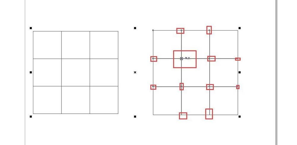 cdr中表格工具与图纸工具绘制出的表格有什么区别?