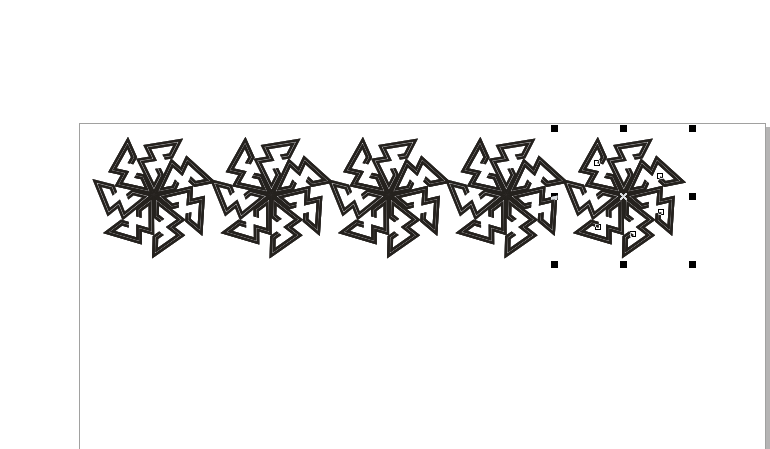 cdr怎么复制多个图形? cdr旋转复制的教程