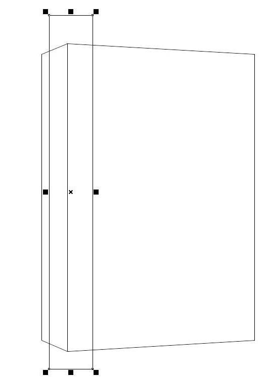 cdr怎么建模三维立体的书本?