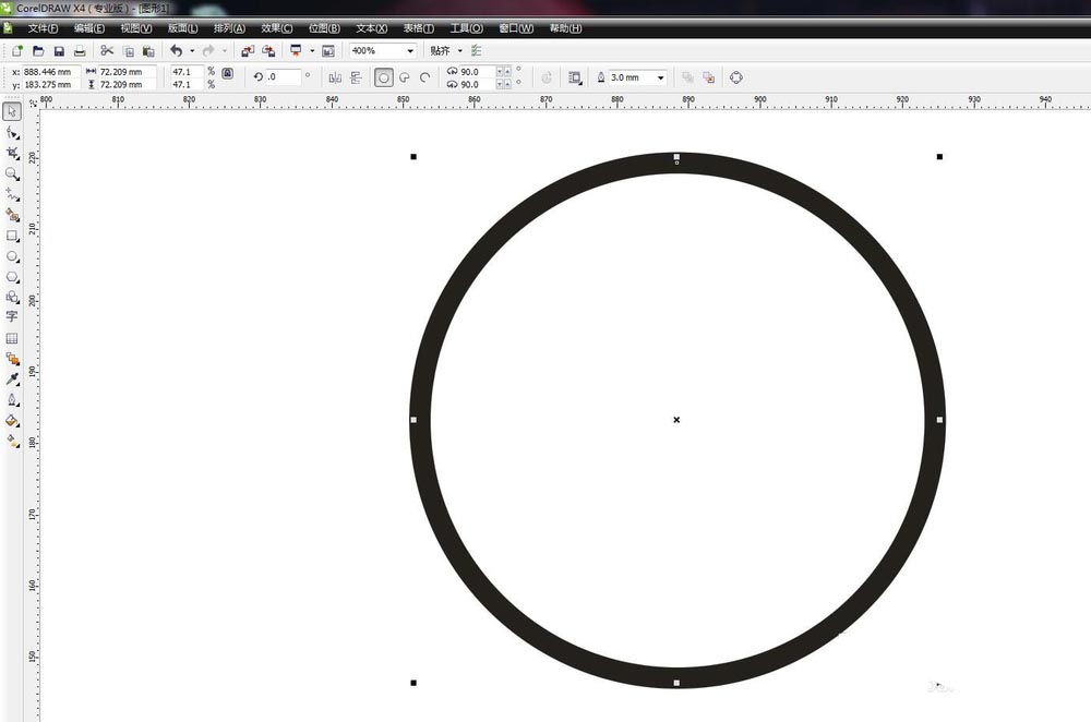 cdr怎么手绘简笔画效果的闹钟小图标？
