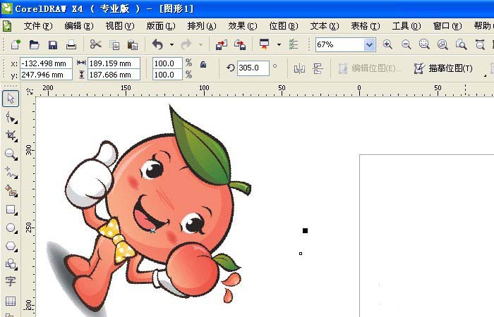cdr怎么处理图片? cdr调节图片方向和大小的方法