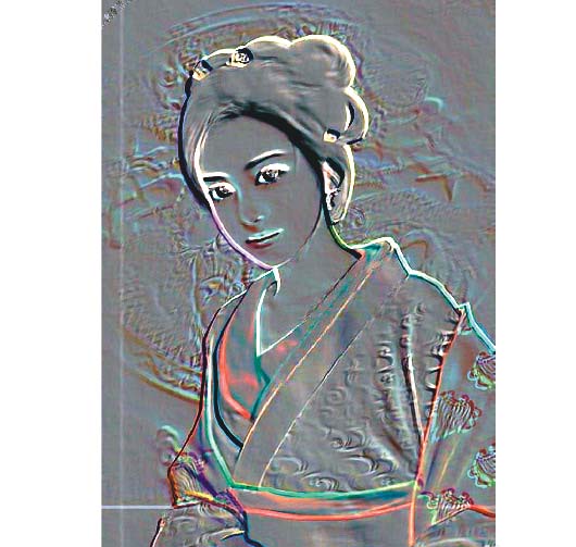 cdr图片怎么制作浮雕效果? cdr图片浮雕特效的制作方法