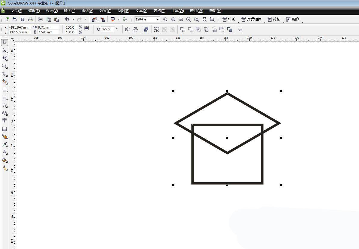 cdr怎么设计博士帽图标矢量图? cdr画博士帽logo的技巧