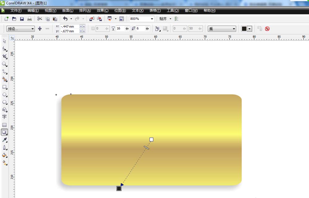 cdr怎么设计金属颜色的立体按钮图标?