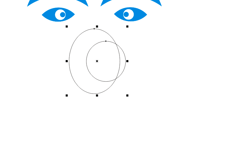 cdr怎么绘制简单的人脸图案?