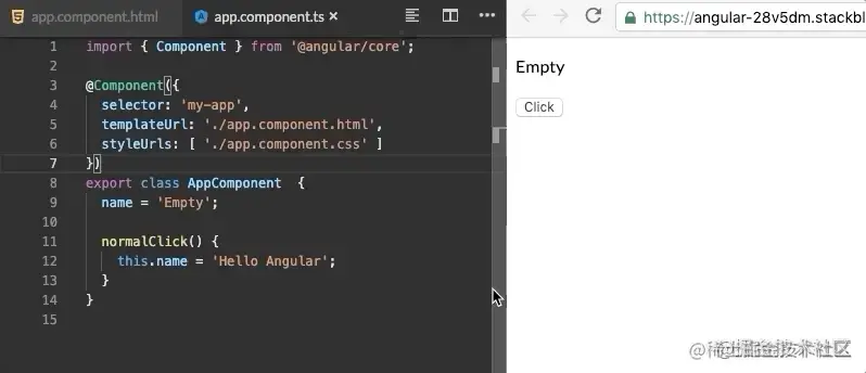 浅析Angular变更检测中的DOM更新机制