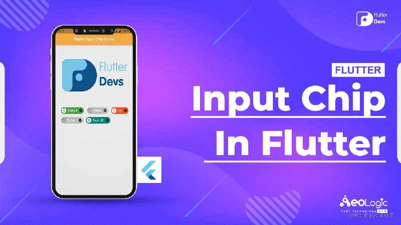 Flutter使用 input chip 标签组件示例详解