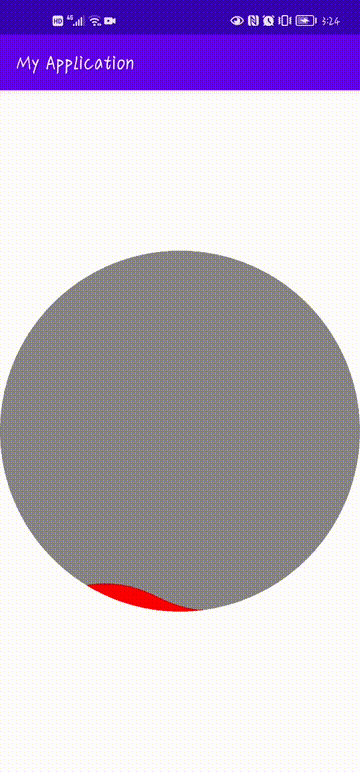 Android自定义View绘制贝塞尔曲线实现流程