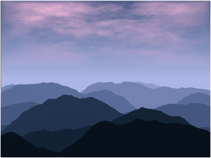 利用Matlab实现绘制中秋山间秋月和皓月当空效果