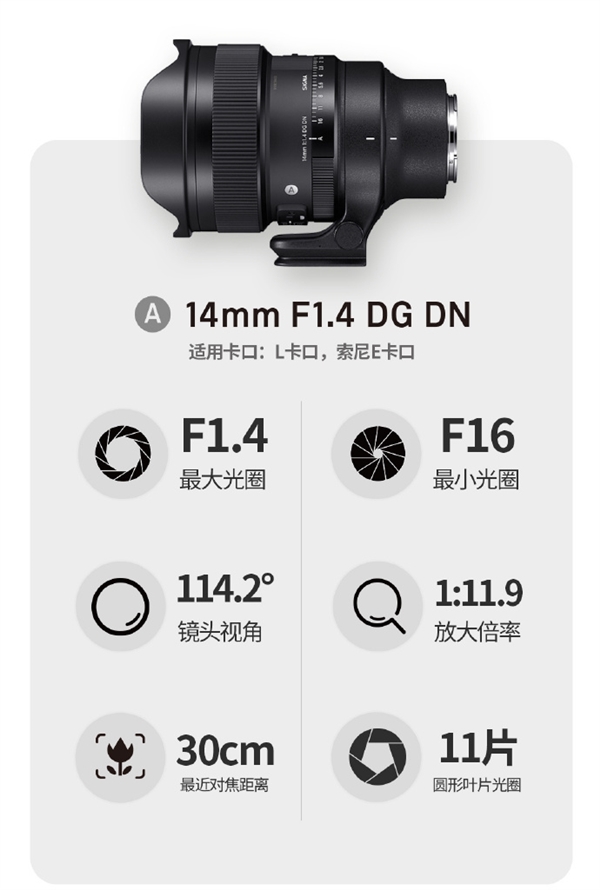 适马首支14mm F1.4定焦镜头发布：专为天文摄影设计