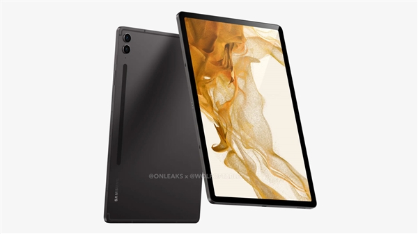 三星Galaxy Tab S9 FE+外观曝光:四等边大屏、纽扣双摄